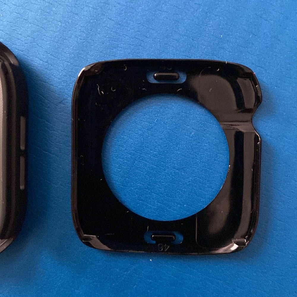 Matte black piracy screen Apple Watch Series 10 46MM case - Picture 8 of 17